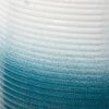 D13x18.5" Ceramic Decorative Garden Stool, Blue