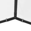 Garden Gazebo 157.5"x157.5"x102.4" White 0.6 oz/ft²