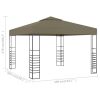 Garden Marquee 9.8'x9.8' Taupe 0.6 oz/ft²