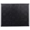 Garden Storage Cabinet Gray and Black 40.2"x14.6"x33.1" PP