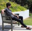 Emilio Grey-washed Farmhouse Wood Garden Bench for 3 Seaters
