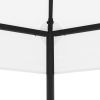 Garden Gazebo 127.2"x108.3"x104.3" White 0.6 oz/ft²