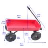 Outdoor&nbsp;Wagon&nbsp;All&nbsp;Terrain&nbsp;Pulling&nbsp;&nbsp;Air&nbsp;Tires&nbsp;Children&nbsp;Kid&nbsp;Garden