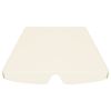 Replacement Canopy for Garden Swing Cream 74"/66.1"x43.3"/57.1"