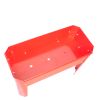 Elevated garden bed.metal elevated outdoor flowerpot box.suitable for backyard and terrace.large flowerpot.suitable for vegetable and flower Red x 2
