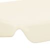 Replacement Canopy for Garden Swing Cream 74"/66.1"x43.3"/57.1"