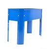 Elevated garden bed metal elevated outdoor flowerpot box suitable for backyard and terrace large flowerpot suitable for vegetable and flower Blue*2