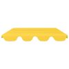 Replacement Canopy for Garden Swing Yellow 74"/66.1"x43.3"/57.1"