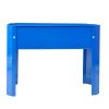 Elevated garden bed metal elevated outdoor flowerpot box suitable for backyard and terrace large flowerpot suitable for vegetable and flower Blue*2