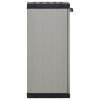 Garden Storage Cabinet with 1 Shelf Gray and Black 13.8"x15.7"x33.5"