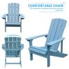 Blue Pool Garden Outdoor Lounger Patio Lounge Chairs Adirondack Chairs Set Of 2