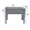 Elevated garden bed, metal elevated outdoor flowerpot box, suitable for backyard and terrace, large flowerpot, suitable for vegetable and flower