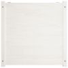 Garden Planter White 27.6"x27.6"x27.6" Solid Wood Pine